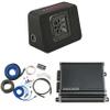 Kicker 45TL7R102 Single 10" L7R Truck Loaded Vented Enclosure - 500 Watts RMS W/ CXA400.1 Amp, Wiring Kit Bundle view 1