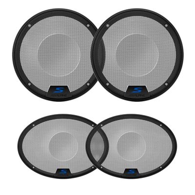 Alpine KTE-S69G 6x9 & KTE-S65G 6.5" S-Series Speaker Grill Bundle