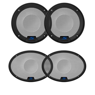 Alpine KTE-S69G 6x9 & KTE-S50G 5.25" S-Series Speaker Grill Bundle