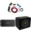 Kicker 12 Inch Comp Bass Package 50VCWC122 with 47KEY500.1 and 47VK6 amp Wire kit view 1