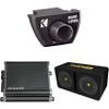 KICKER Dual 12 Inch Comp Bass Package 50DCWC122 with CXA8001, Bass Knob Bundle view 1