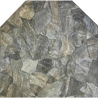 Woodeze Standard Hearth Pad 48" X 48" | Great Lakes Stone Finish | Type 1 UL-Listed | Durable Tile Surface with Angle Iron Frame | USA Made Fireplace Protection | Hearth Pads for Wood Stove