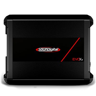 SounDigital EVOX2 1000.1-1 Ohms Monoblock 1000W RMS Bridged Power Car Amplifier