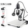 Lab Microscope Accessories 50X To1600X Digital Microscope USB Electronic Zoom Camera Magnifier(3 in 1 USB,1600X) view 2