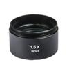 Lab Microscope Accessories 0.5X 1X 0.7X 1.5X 2.0X Barlow Auxiliary Objective Lens for Stereo Microscope Trinocular/Binocular Microscope Auxiliary Lens(1.5X) view 1