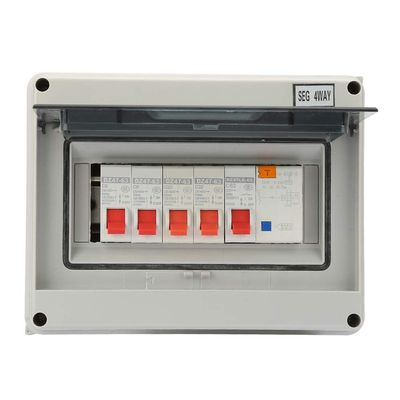 YLHHWVY 4 Way Workshop Consumer Unit 63A 30mA RCD 4MCB 2 * 6A+20A+32A Garage Consumer Unit