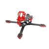 CUIPPWRJ DIY Owl260 260mm Carbon Fiber Frame Compatible with GoPro5 6 7 3D Printed TPU Camera Mount Compatible with Racing Drone Cinewhoop Cinedrone(20Degree Red) view 1