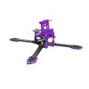 CUIPPWRJ DIY Owl260 260mm Carbon Fiber Frame Compatible with GoPro5 6 7 3D Printed TPU Camera Mount Compatible with Racing Drone Cinewhoop Cinedrone(30Degree Purple) view 1