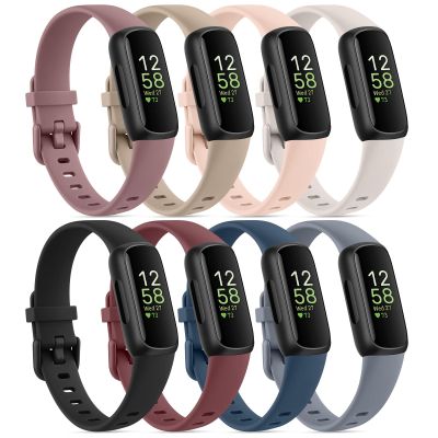 8 Pack Compatible with Fitbit Inspire 3 Bands for Women Men, Sport Silicone Adjustable Replacement Straps for Fitbit Inspire 3 Fitness Tracke (8 Pack C)