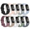 10 Pack Bands Compatible with Fitbit Charge 6 / Fitbit Charge 5 Bands for Women Men, Soft Silicone Waterproof Straps Replacement Wristbands Compatible for Fitbit Charge 5 / Charge 6 Fitness Tracker (10 Pack C, Small) view 1