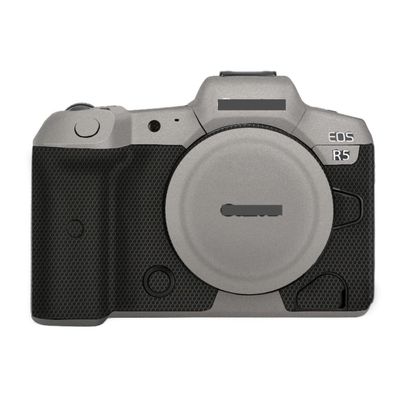 Anti-Scratch Camera Skin Wrap R5 Sticker Coat Vinly Protective Film Body Protector Decals Cover for Canon EOS R5 R 5 (Titanium)