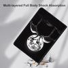 Case for iPad Air 13 inch 2024/iPad Pro 12.9 inch 6th/5th/4th/3rd Gen 2022/2021/2020/2018 Slim Fit Foldable Standing Cover Case with Auto Sleep/Wake Flamingo Moon view 3