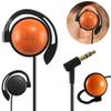 EXMAX SE-55 Wired Single Headphone Foamless 3.5mm Ear-Hook Headphone Big Large Speaker for ATG-100T ATG-100T Plus Wireless Tour Guide Receiver Radio Tablet Laptop MP3 Cellphone PC(Left-Side Earphone) view 1