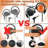 EXMAX SE-55 Wired Single Headphone Foamless 3.5mm Ear-Hook Headphone Big Large Speaker for ATG-100T ATG-100T Plus Wireless Tour Guide Receiver Radio Tablet Laptop MP3 Cellphone PC(Left-Side Earphone) view 4
