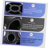 ARTIBETTER 8pcs Abs Speaker Port Tube for Subwoofer Bass System Speaker Cabinet Vent Tube Easy Installation Bass Woofer Box Accessory view 2