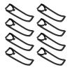 Create idea 8Pcs Professional Propeller Guards Drone Propeller Protectors Drone Accessory Kit Compatible with Z908 Pro Quadcopter 7.7cm Black view 1