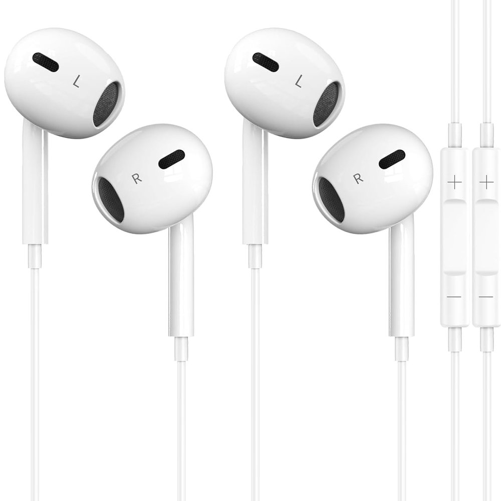Mutsrd 2 Packs-forHeadphones Wired Earbuds/Earphones