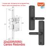 KIEEQGAK Tuya WiFi Electronic Smart Door Lockwith Biometric Fingerprint Smart Card Password Key Unlock Apartment Door Lock(220Rx22(5050)) view 2