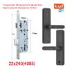 KIEEQGAK Tuya WiFi Electronic Smart Door Lockwith Biometric Fingerprint Smart Card Password Key Unlock Apartment Door Lock(240x22(4085)) view 2