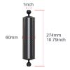 Carbon Fiber Underwater Float Arm with Dual Ball Mounts for Photography and Video, Compatible with Diving Trays, Video Lights, Strobes (Black, 60mm10') view 2