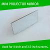 1PCS 114 * 57.5 * 2mm Mini Projector Reflector Projector Mirror Accessories High Reflectivity Lens view 2