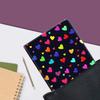 Case for iPad Air 13 inch 2024/iPad Pro 12.9 inch 6th/5th/4th/3rd Gen 2022/2021/2020/2018 Slim Fit Foldable Standing Cover Case with Auto Sleep/Wake, Colorful Love Pattern view 4