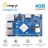 Orange Pi 4A 4GB LPDDR4/4X Allwinner T527 8 Core Single Board Computer, RISC-V Co-Processor 2 Tops NPU 1.8GHz Frequency Wi-Fi 5.0+BT 5.0,BLE Run Ubuntu, Debian, Android13 (Pi 4A 4GB+Supply) view 2