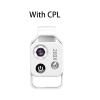 JOEBO Microscope Kit 200X Magnification Microscope Lens with CPL Mobile LED Light Micro Pocket Macro Lenses Microscope Lens Adapters(White with CPL) view 2