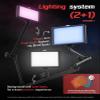 360 Rotating Platform Rig,360 Rotating Platform with 3 Lighting Systems,No Blind,Magic Arm, Removable Backdrop, Multi-Device Compatibility, 360 Degree Camera Spinner for Professional Photography view 3