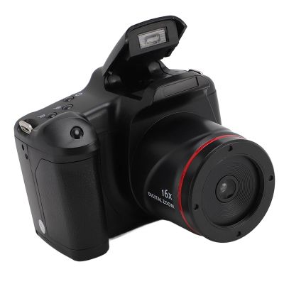 16MP Digital Camera for Photography, FHD 1080P Camera, 16X Digital Zoom Camera with 180 Degrees Flip Screen, Portable Vlogging Camera for Kids Teens