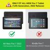 FVAENDHIO Case for Amazon Kindle Fire 7 Tablet (12th Generation, 2022 Release, 7" Display) with Card Slot & Auto Sleep/Wake, Slim Folding Stand Folio Cover, Cat On Bookshelf view 2