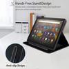 FVAENDHIO Case for Amazon Kindle Fire 7 Tablet (12th Generation, 2022 Release, 7" Display) with Card Slot & Auto Sleep/Wake, Slim Folding Stand Folio Cover, Cat On Bookshelf view 4