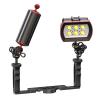 Carbon Fiber Underwater Float Arm with Dual Ball Mounts for Photography and Video, Compatible with Diving Trays, Video Lights, Strobes (red, 60mm8') view 3