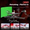 360 Rotating Platform,360 Degree Camera Spinner with Adjustable Shooting Angle,Professional Photography Turntable Photo Booth for Product Photography/Video Making/Picture Taking view 4