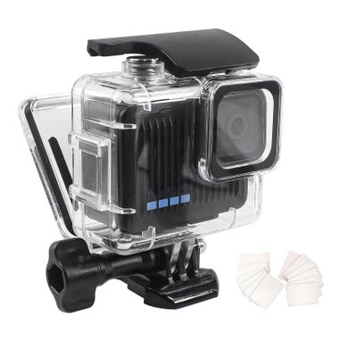 FitStill 196FT/60M Underwater Waterproof Diving Housing Compatible for Go Pro Hero 4K,Protective Dive Case Shell with Mount Hero4K 2024 Action Camera Accessories Kit
