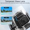 FitStill 196FT/60M Underwater Waterproof Diving Housing Compatible for Go Pro Hero 4K,Protective Dive Case Shell with Mount Hero4K 2024 Action Camera Accessories Kit view 4