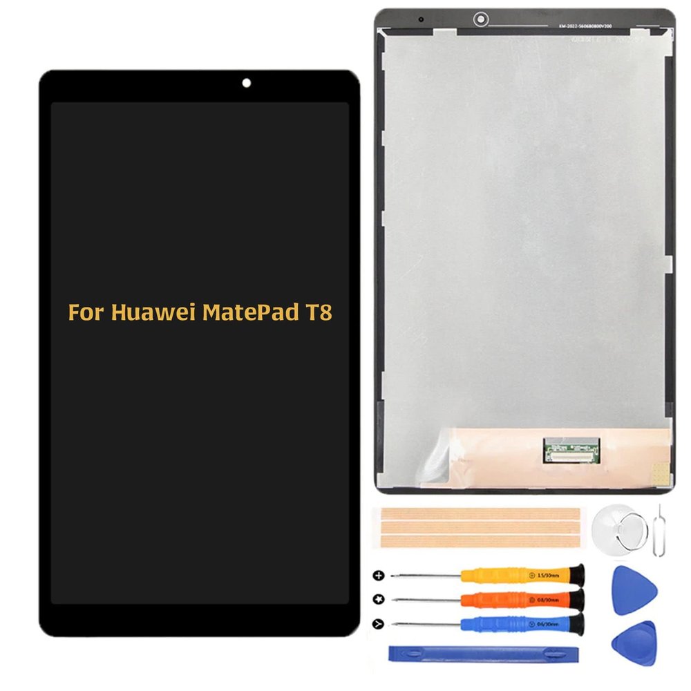 A-MIND for Huawei MatePad T8 LCD Screen Replacement Kobe2-L09 Kobe2-L03 KOB2-L09 KOB2-W09 LCD Display Touch Digitizer Full Assembly with Repair Tool Kits(Black)