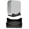 Vertical Stand for Mac mini M4,Vertical Laptop Holder Desk Mount for Mac mini 2024,3D Printed Non-Slip Stand Base (Black) view 1