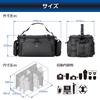Hakuba 4977187005202 Camera Bag GW-Advance Tank Shoulder Bag 26 AZ Black AMZSGWATK-SB26 for Mobility and Expansion, Professional Large Shoulder Bag, Square Design to Save Space view 4