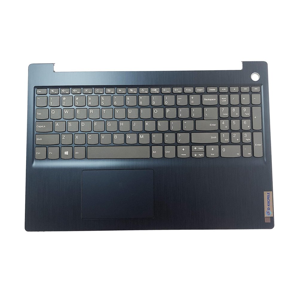 D-KXCPELE Laptop Palmrest Upper Case with Keyboard and Touchpad Assembly Replacement for Lenovo Ideapad 3 15ada05/3 15IML05 5CB0X57566 5CB1D01998 Blue
