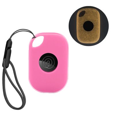 Case for Tile by Life360 Pro (2024),Silicone Protective Cover(with Carabiner + Lanyard) Drop-Proof,Scratch-Proof,Shock-Proof,Protective Case for Tile Pro 2024 RE-61011 Fluorescent Pink