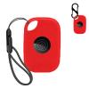 NOUKAJU Case for Tile by Life360 Pro (2024),Silicone Protective Cover(with Carabiner + Lanyard) Drop-Proof,Scratch-Proof,Shock-Proof,Dust-Proof,Protective Case for Tile Pro 2024 RE-61011(Red) view 1