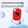 NOUKAJU Case for Tile by Life360 Pro (2024),Silicone Protective Cover(with Carabiner + Lanyard) Drop-Proof,Scratch-Proof,Shock-Proof,Dust-Proof,Protective Case for Tile Pro 2024 RE-61011(Red) view 3