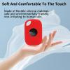 NOUKAJU Case for Tile by Life360 Pro (2024),Silicone Protective Cover(with Carabiner + Lanyard) Drop-Proof,Scratch-Proof,Shock-Proof,Dust-Proof,Protective Case for Tile Pro 2024 RE-61011(Red) view 4