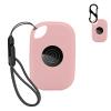 NOUKAJU Case for Tile by Life360 Pro (2024),Silicone Protective Cover(with Carabiner + Lanyard) Drop-Proof,Scratch-Proof,Shock-Proof,Dust-Proof,Protective Case for Tile Pro 2024 RE-61011(Pink) view 1