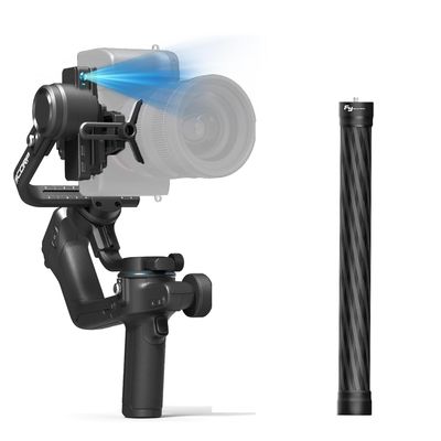 FeiyuTech Official SCORP 2 Gimbal Stabilizer with 11'' Carbon Fiber Extension Bar