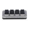 4 Key Mini Keypad USB C Wired Red Switch Programmable Customized Mini Mechanical Keypad with RGB Light view 1