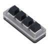 4 Key Mini Keypad USB C Wired Red Switch Programmable Customized Mini Mechanical Keypad with RGB Light view 2