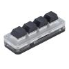 4 Key Mini Keypad USB C Wired Red Switch Programmable Customized Mini Mechanical Keypad with RGB Light view 3