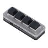 4 Key Mini Keypad USB C Wired Red Switch Programmable Customized Mini Mechanical Keypad with RGB Light view 4